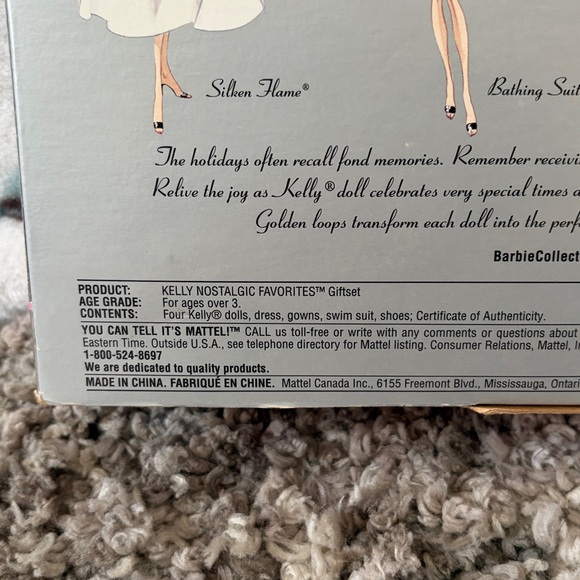 Barbie Collector Edition Kelly Nostalgic Favorites Giftset Ornament Collection - Picture 9 of 12